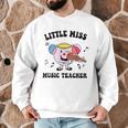Little Miss Music Teacher Music Teacher Team Men Graphic Sweatshirt, novelty gifts, funny gifts