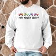 Music Teacher Hearts Music Teaching Men Graphic Sweatshirt, novelty gifts, funny gifts