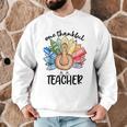 One Thankful Teacher Turkey Pencil Thanksgiving Teachers Men Graphic Sweatshirt, novelty gifts, funny gifts One Thankful Teacher Turkey Pencil Thanksgiving Teachers Men Graphic Sweatshirt, novelty gifts, funny gifts