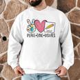 Peace Love Visuals Special Education Teacher Dream Team Men Graphic Sweatshirt, novelty gifts, funny gifts
