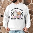 Retro You Can't Scare Me I Teach 5th Grade Teacher Halloween Men Graphic Sweatshirt, novelty gifts, funny gifts