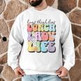 Soul Bleach Teacher Staff First Day Of School Last Hugs & High Fives Lunch Lady Vibes Blue Classic Fit Men Graphic Sweatshirt, novelty gifts, funny gifts Soul Bleach Teacher Staff First Day Of School Last Hugs & High Fives Lunch Lady Vibes Blue Classic Fit Men Graphic Sweatshirt, novelty gifts, funny gifts