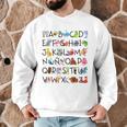 SPANISH ALPHABET MAESTRA SPANISH TEACHER Men Graphic Sweatshirt, novelty gifts, funny gifts SPANISH ALPHABET MAESTRA SPANISH TEACHER Men Graphic Sweatshirt, novelty gifts, funny gifts