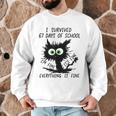 I Survived 67 Days Of School Teachers Students Humor Men Graphic Sweatshirt, novelty gifts, funny gifts
