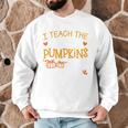 I Teach The Cutest Pumpkins In The Patch Shirt Teacher Men Graphic Sweatshirt, novelty gifts, funny gifts
