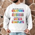 Teacher We Are Like a Box Of Crayons Back To School Men Graphic Sweatshirt, novelty gifts, funny gifts Teacher We Are Like a Box Of Crayons Back To School Men Graphic Sweatshirt, novelty gifts, funny gifts