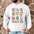 Team TK Teacher Christmas Groovy Smile Face Girl Boy Kid TK Men Graphic Sweatshirt, novelty gifts, funny gifts Team TK Teacher Christmas Groovy Smile Face Girl Boy Kid TK Men Graphic Sweatshirt, novelty gifts, funny gifts