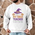 This Is My Tired Teacher Costume Halloween Premium Tri-Blend Men Graphic Sweatshirt, novelty gifts, funny gifts This Is My Tired Teacher Costume Halloween Premium Tri-Blend Men Graphic Sweatshirt, novelty gifts, funny gifts