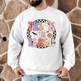 Trick Or Teach Retro Groovy Halloween Teacher Men Graphic Sweatshirt, novelty gifts, funny gifts Trick Or Teach Retro Groovy Halloween Teacher Men Graphic Sweatshirt, novelty gifts, funny gifts