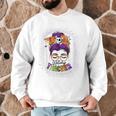 Witchy Teacher Halloween Messy Bun Teacher Bleached Men Graphic Sweatshirt, novelty gifts, funny gifts Witchy Teacher Halloween Messy Bun Teacher Bleached Men Graphic Sweatshirt, novelty gifts, funny gifts