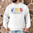 Women Art Teacher Back To School Artist Primary Color Theory Men Graphic Sweatshirt, novelty gifts, funny gifts