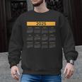 2025 Calendar For Planners Teachers Offices Months Men Graphic Sweatshirt, trending gift