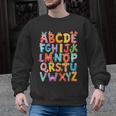 Alphabet A-Z ABC Kids Back To School Pre K Teachers Men Graphic Sweatshirt, trending gift Alphabet A-Z ABC Kids Back To School Pre K Teachers Men Graphic Sweatshirt, trending gift