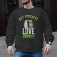 Art Teachers Love Brains Shirt Halloween Zombie Teaching Tee Men Women Kids Men Graphic Sweatshirt, trending gift