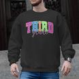 Back To School Neon Checkered Third Grade Colorful Teacher Men Graphic Sweatshirt, trending gift Back To School Neon Checkered Third Grade Colorful Teacher Men Graphic Sweatshirt, trending gift