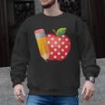 Back To School Pencil And Apple Teacher Student Men Graphic Sweatshirt, trending gift
