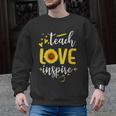 Back To School Teach Love And Inspire Teacher Sunflower Men Graphic Sweatshirt, trending gift Back To School Teach Love And Inspire Teacher Sunflower Men Graphic Sweatshirt, trending gift