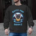 Batty About Books Lover Teacher Librarian Bookish Halloween For Men Women Kids Men Graphic Sweatshirt, trending gift Batty About Books Lover Teacher Librarian Bookish Halloween For Men Women Kids Men Graphic Sweatshirt, trending gift