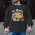I Like Big Book Cant Lie Nerd School Librarian Teacher For Men Women Kids Men Graphic Sweatshirt, trending gift