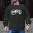 Bulldogs School Spirit Bulldog Pride Checkered Teacher Men Graphic Sweatshirt, trending gift