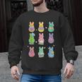 Bunny Reading Books Easter Day Librarian Teacher Book Men Graphic Sweatshirt, Easter Teacher Gifts, trending gift