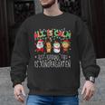 All Is Calm Xmas Kindergarten Christmas Season Teacher Men Graphic Sweatshirt, trending gift All Is Calm Xmas Kindergarten Christmas Season Teacher Men Graphic Sweatshirt, trending gift