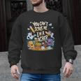 You Can't Scare Me I'm A Teacher Cool Math Teacher Halloween Men Graphic Sweatshirt, trending gift