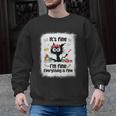 Cat It's Fine I'm Fine Everything Is Fine Teacher Life Men Graphic Sweatshirt, trending gift Cat It's Fine I'm Fine Everything Is Fine Teacher Life Men Graphic Sweatshirt, trending gift