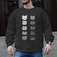 Cat Themed Artist Value Scale Educational Art Teacher Men Graphic Sweatshirt, trending gift Cat Themed Artist Value Scale Educational Art Teacher Men Graphic Sweatshirt, trending gift