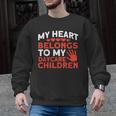 Childcare My Heart Belongs To Children Daycare Teacher Men Women Men Graphic Sweatshirt, trending gift Childcare My Heart Belongs To Children Daycare Teacher Men Women Men Graphic Sweatshirt, trending gift