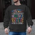 Childcare Teacher Negotiate With Toddlers Daycare Provider Men Graphic Sweatshirt, trending gift
