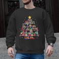 Christmas Library Tree Love Reading Books Nerd Teacher Men Graphic Sweatshirt, trending gift Christmas Library Tree Love Reading Books Nerd Teacher Men Graphic Sweatshirt, trending gift