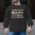 Communication Looks Different Tee Shirt Kids -Adults Teacher Animal Print Small Short Sleeve Classic Fit Crew Neck Polyester 100 Men Graphic Sweatshirt, trending gift