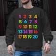 Counting 1-10 Learn To Count Number School Kids Teacher Men Graphic Sweatshirt, trending gift