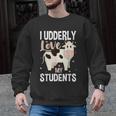 Cow Teacher Lover Men Graphic Sweatshirt, trending gift Cow Teacher Lover Men Graphic Sweatshirt, trending gift