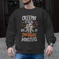 Creepin It Real With My 2nd Grade Monsters Halloween Teacher For Men Women Kids Men Graphic Sweatshirt, 2nd Grade Teacher Gifts, trending gift Creepin It Real With My 2nd Grade Monsters Halloween Teacher For Men Women Kids Men Graphic Sweatshirt, 2nd Grade Teacher Gifts, trending gift