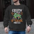 Creepin It Real Monster School 5th Grade Teacher Halloween Men Graphic Sweatshirt, trending gift