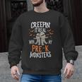 Creepin It Real Pre-K Monsters Halloween Preschool Teacher Men Graphic Sweatshirt, trending gift Creepin It Real Pre-K Monsters Halloween Preschool Teacher Men Graphic Sweatshirt, trending gift
