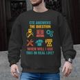 CTE Teacher CTE Crew When Will I Use This In Real Life Men Graphic Sweatshirt, trending gift