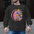 Dyslexia Different Perspective Reading Brain Floral Teacher Men Graphic Sweatshirt, trending gift Dyslexia Different Perspective Reading Brain Floral Teacher Men Graphic Sweatshirt, trending gift