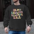 In My English Teacher Era Retro Back To School Literature Men Women Men Graphic Sweatshirt, English Teacher Gifts, trending gift