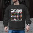 ESL Teacher All Are Welcome Here For Worlds Virtual Teachers Men Graphic Sweatshirt, Esl Teacher Gifts, trending gift ESL Teacher All Are Welcome Here For Worlds Virtual Teachers Men Graphic Sweatshirt, Esl Teacher Gifts, trending gift