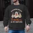 Exhausted Daycare Teacher Is My Costume Halloween Ghost Fun For Men Women Men Graphic Sweatshirt, trending gift Exhausted Daycare Teacher Is My Costume Halloween Ghost Fun For Men Women Men Graphic Sweatshirt, trending gift