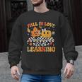 Fall In Love With Learning Fall Teacher Thanksgiving Retro Men Graphic Sweatshirt, trending gift Fall In Love With Learning Fall Teacher Thanksgiving Retro Men Graphic Sweatshirt, trending gift