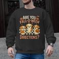 Are You Fall O Ween Directions Teacher Halloween Dog Ghost Men Graphic Sweatshirt, trending gift