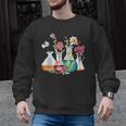 Floral Beakers Chemistry Lab Teacher Men Graphic Sweatshirt, trending gift Floral Beakers Chemistry Lab Teacher Men Graphic Sweatshirt, trending gift
