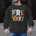 Fri Yay Teacher Happy Friday Friyay Weekend Back To School Men Graphic Sweatshirt, trending gift Fri Yay Teacher Happy Friday Friyay Weekend Back To School Men Graphic Sweatshirt, trending gift