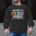 Fun University Of I'm Done Class Of 2025 Teacher Retirement Men Graphic Sweatshirt, trending gift