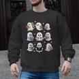 Ghosts With Books Library Halloween Men Women Kids Teacher Men Graphic Sweatshirt, trending gift Ghosts With Books Library Halloween Men Women Kids Teacher Men Graphic Sweatshirt, trending gift