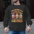 Groovy Thanksgiving With My Gnomie Women Teacher Fall Gnome Men Graphic Sweatshirt, Groovy Teacher Gifts, trending gift